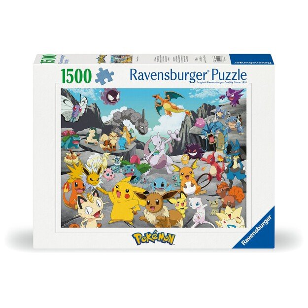 Ravensburger - Puzzle Pokémon Classics 1500p (12000726)