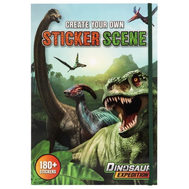 Dinosaur Expedition - Dino stickerbook A4 (130001)