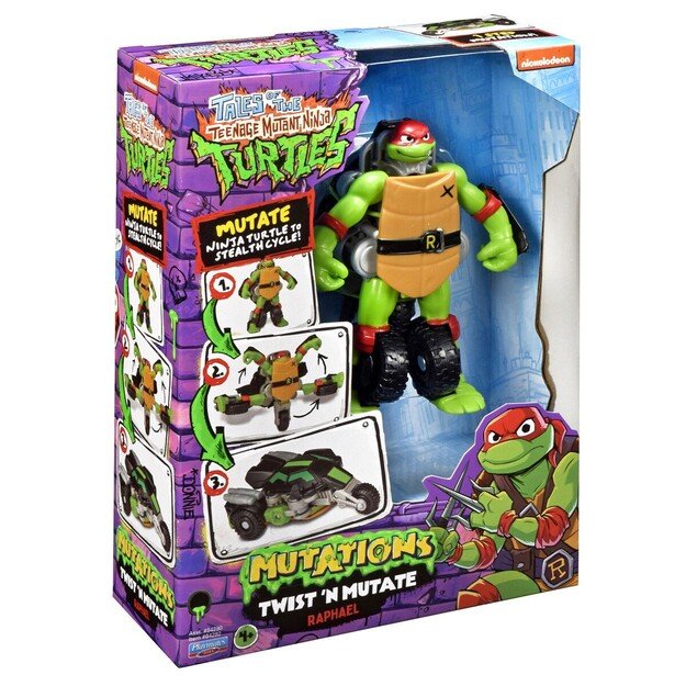 Turtles - Mutant Mayhem Transformer Turtle - Raphael