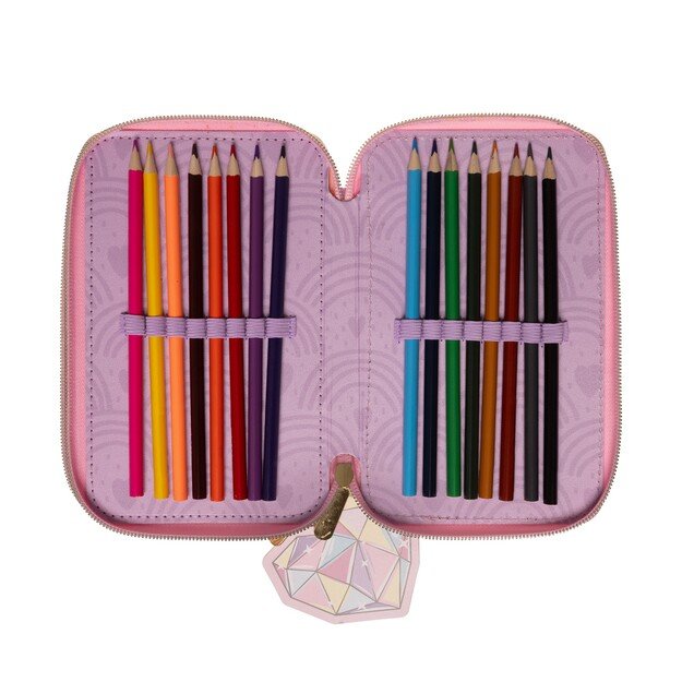 Unicorn Gems - Filled Double Decker Pencil Case (092308516)