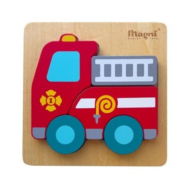 Magni - Firetruck/Rocket puzzle (3937)