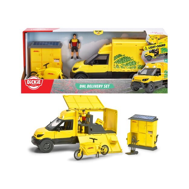 Dickie Toys - DHL Delivery Set (203747020)