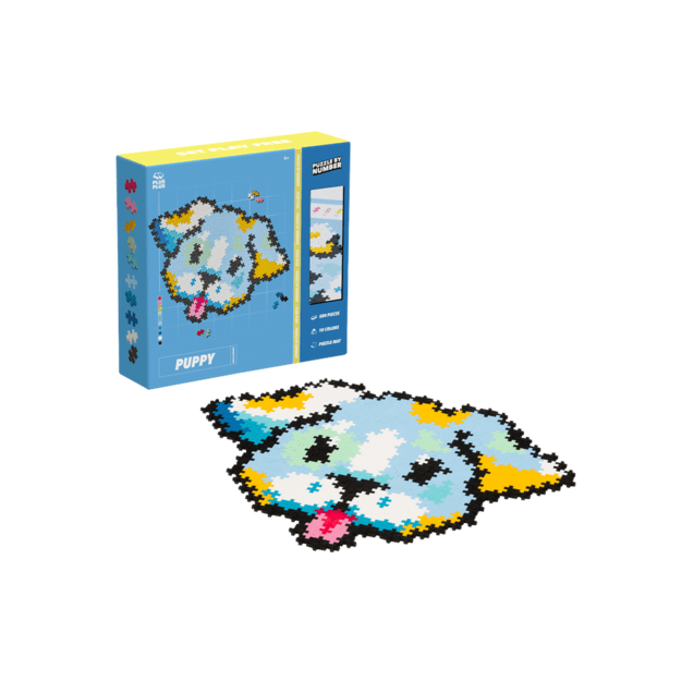 Plus-Plus Puzzle By Number Puppy 500pcs (3961)