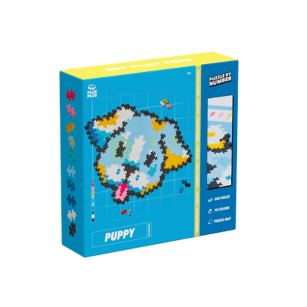 Plus-Plus Puzzle By Number Puppy 500pcs (3961)