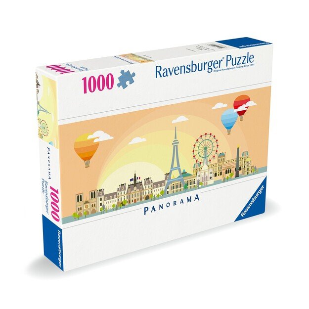 Ravensburger - Puzzle Air Ballon Over Paris 1000p (12000448)