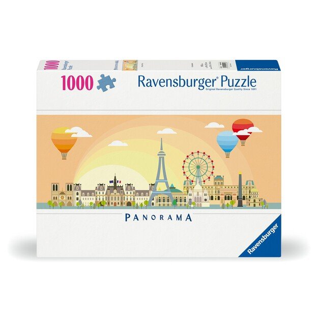 Ravensburger - Puzzle Air Ballon Over Paris 1000p (12000448)