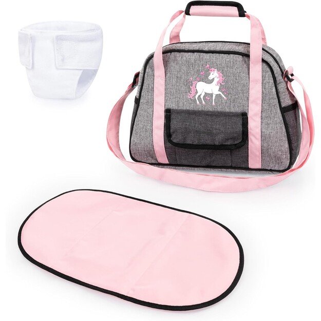 Bayer - nursery bag grey with unicorn (69033AB)