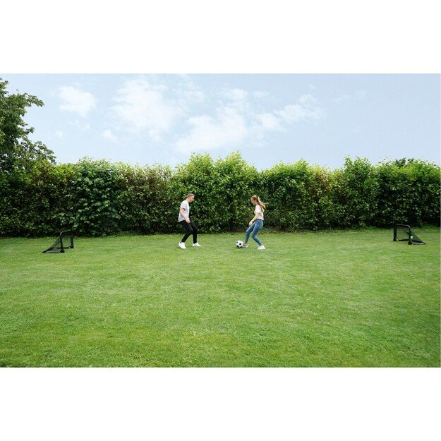 EXIT - Pico Steel Football Goal 90x60cm (set of 2) - Black (41.00.20.00)