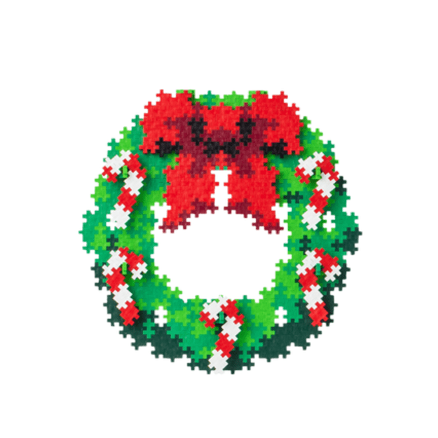 Plus-Plus -  Puzzle by Number - Christmas wreath