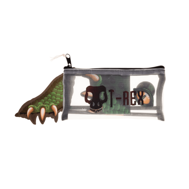 Dino T-Rex - Filled Mesh Pencil Pouch w/station (092408156)