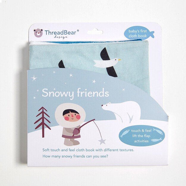 ThreadBear - Book - Baby Activity Book - Snowy Friends - (TB4082)