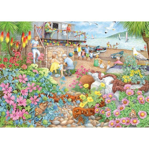 Ravensburger - Puzzle - Beach Garden Cafe 1000p (12000282)