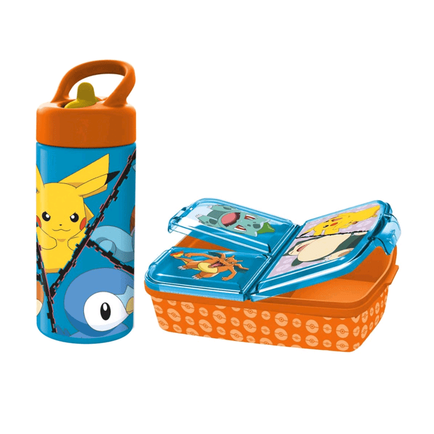 Stor - Lunch Box & Water Bottle - Pokémon