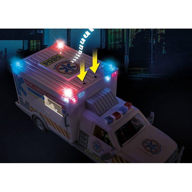 Playmobil - US Ambulance with Lights and Sound (70936)