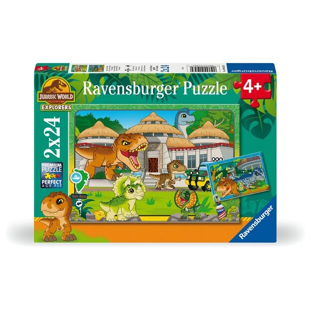 Ravensburger - Puzzle Jurassic World Explorers 3x49p (12001057)