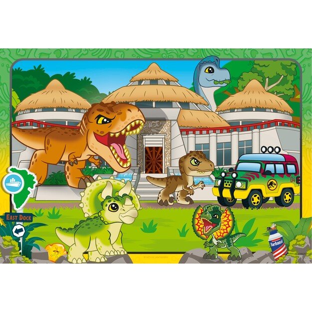 Ravensburger - Puzzle Jurassic World Explorers 3x49p (12001057)