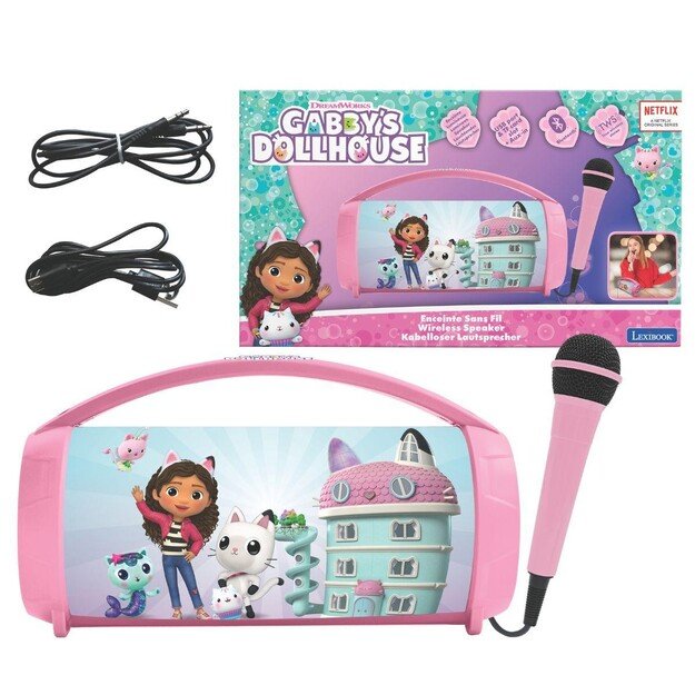 Lexibook - Gabby's Dollhouse Bluetooth Light Speaker (BTP585GDHZ)