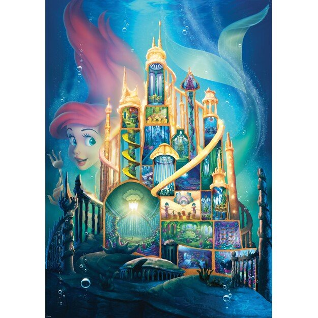 Ravensburger - Puzzle Disney Castles Ariel 1000p (12000265)