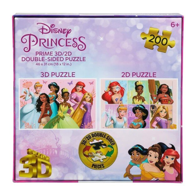 Disney - 3D-Puzzle Double Sided 200 Princess (41040017-01)