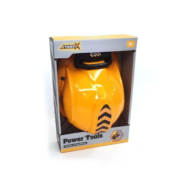 POWER X - Construction Helmet w/Portable Headlamp (20354)