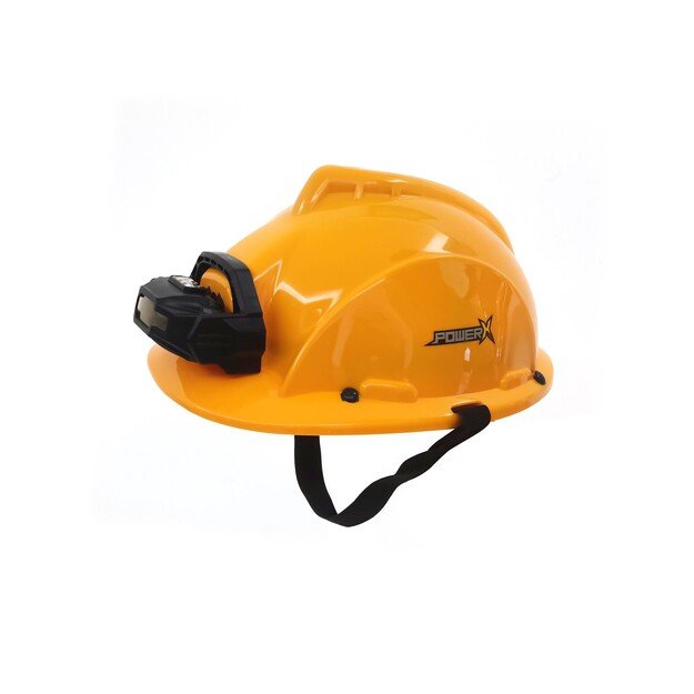 POWER X - Construction Helmet w/Portable Headlamp (20354)