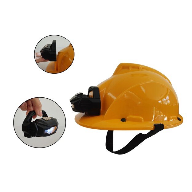 POWER X - Construction Helmet w/Portable Headlamp (20354)