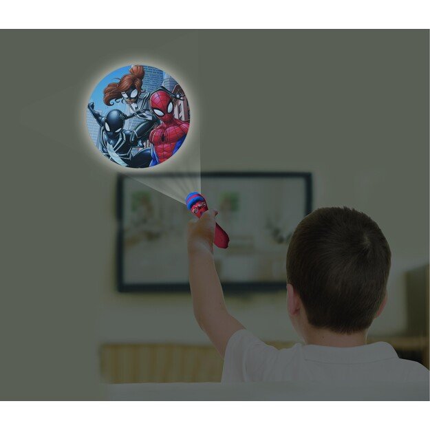 Lexibook - Spider-Man Stories Projector and Torch Light - (LTC050SP)