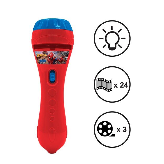 Lexibook - Spider-Man Stories Projector and Torch Light - (LTC050SP)