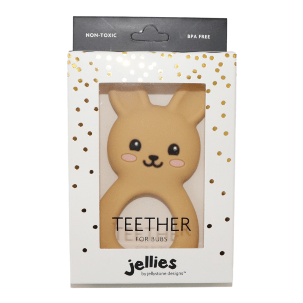 Jellystone Designs - Bunny Teether - tan (JSD0384)