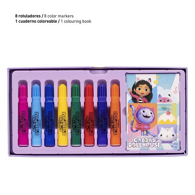 Cerda - Colouring Stationery Set - Gabby´s Dollhouse (2700000829)