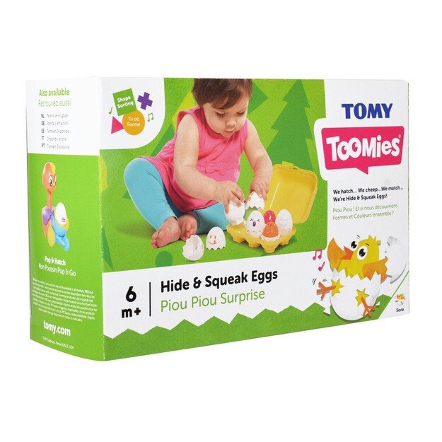 TOMY - Hide & Squeak Eggs (203-15813)