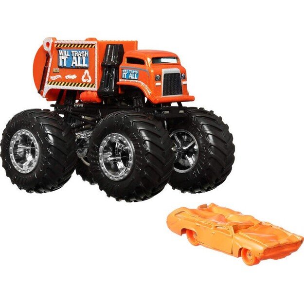 Hot Wheels - 1:64 Die-cast Monster Truck - Will Trash it all