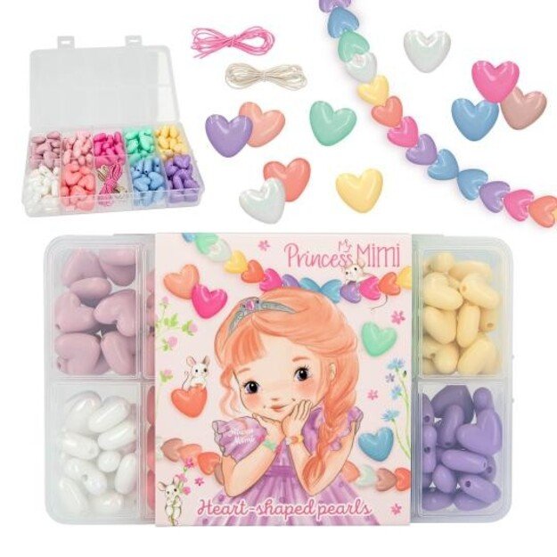 Princess Mimi - DIY Bead set w/Hearts (0412127)