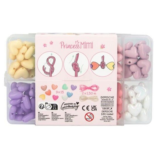 Princess Mimi - DIY Bead set w/Hearts (0412127)