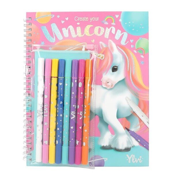 Ylvi - Colouring Book with Pen Set ( 0412930 )