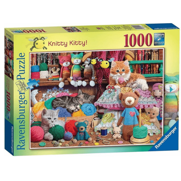 Ravensburger - Puzzle - Knitty Kitty 1000p (12000102)