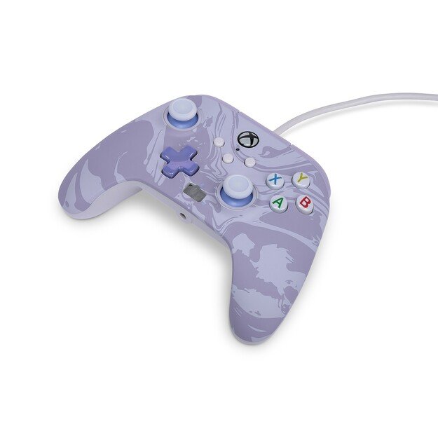 PowerA Enhanced Wired Controller - Xbox Series X/S - Lavender Swirl