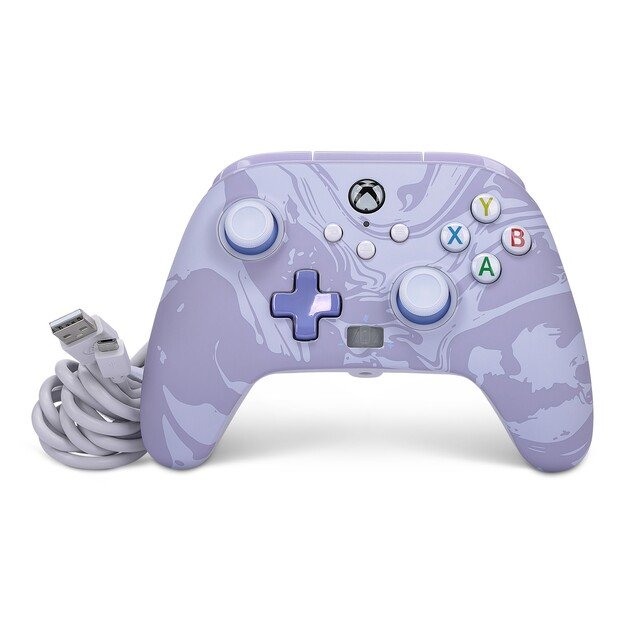 PowerA Enhanced Wired Controller - Xbox Series X/S - Lavender Swirl