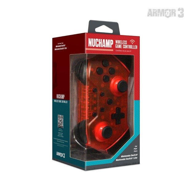 Hyperkin Nuchamp Wireless  Controller Red Led - Switch