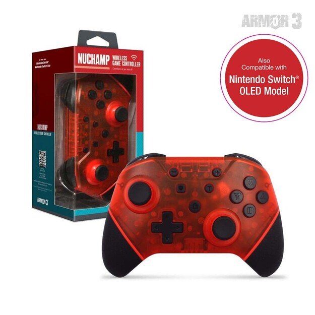 Hyperkin Nuchamp Wireless  Controller Red Led - Switch