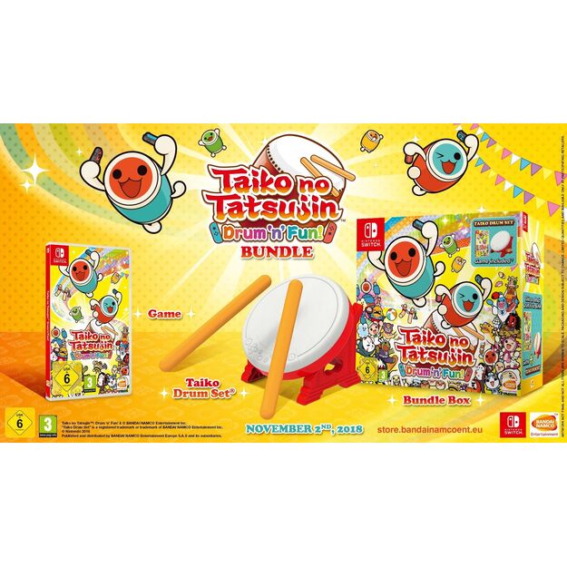 Taiko no Tatsujin: Drum ‘n’ Fun! Bundle
      
        - Nintendo Switch