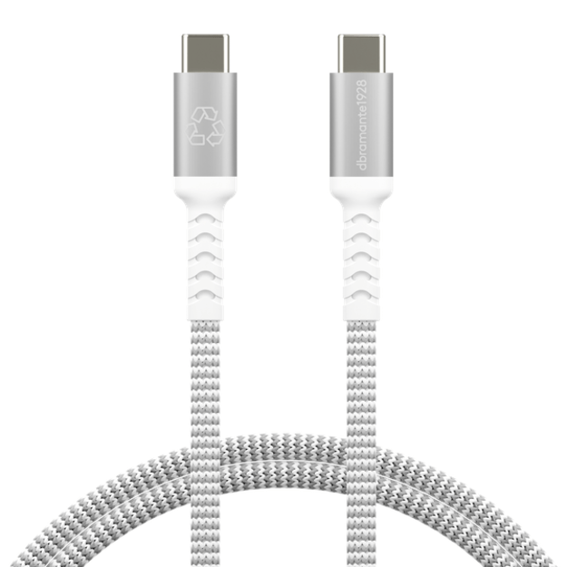 dbramante1928 - Braided USB-C to USB-C Cable - 1.2m - Grey