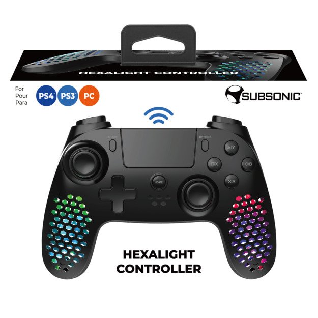 Subsonic Wireless Hexalight Controller (PS4/PS3/PC)