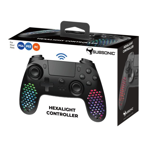 Subsonic Wireless Hexalight Controller (PS4/PS3/PC)