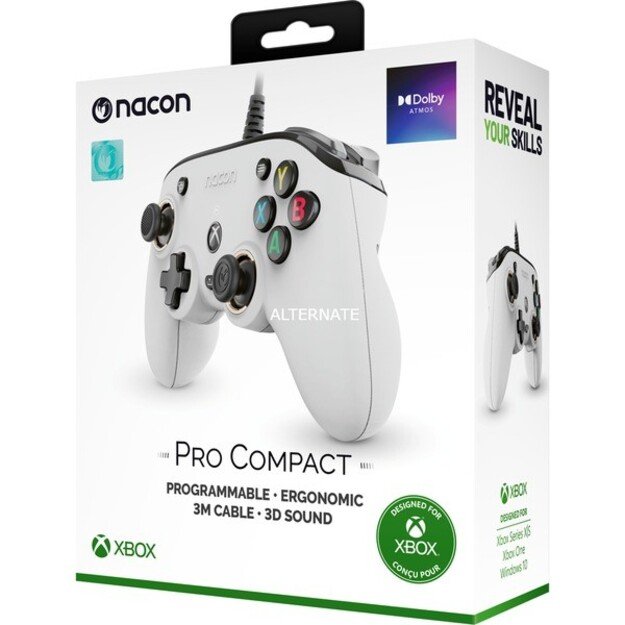 NACON Official Pro Compact Controller Black