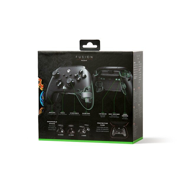 PowerA FUSION Pro 3 Wired Controller - Xbox Series X/S - Black