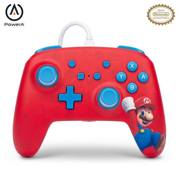 PowerA NSW ENH Wired Controller - WOO HOO MARIO /Nintendo Switch