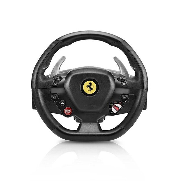 Thrustmaster - T80 Ferrari 488 GTB Edition Racing Wheel and Pedal Set