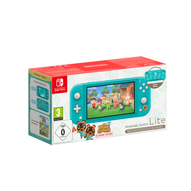 Nintendo Switch Lite Animal Crossing: New Horizons Tommy Aloha Edition