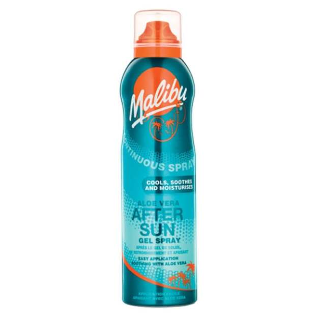 Malibu - Continuous Aloe Vera After Sun Gel Spray 175 ml